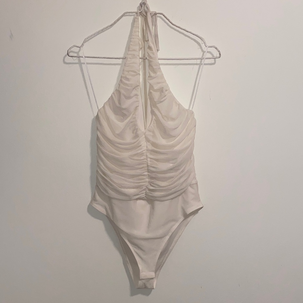 Elegant Cream halter top